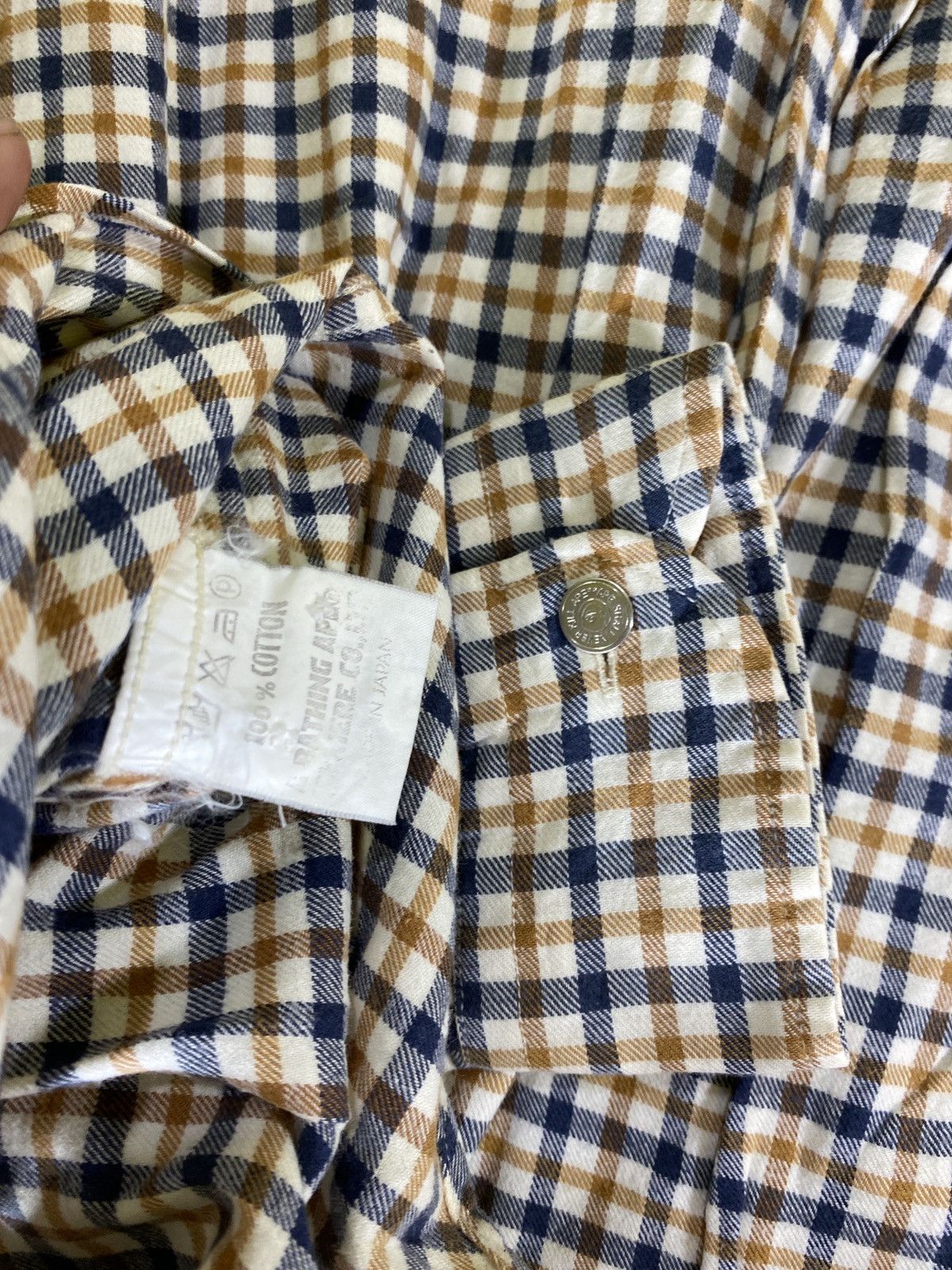 Bape aquascutum shirt Size US M / EU 48-50 / 2 - 4 Thumbnail
