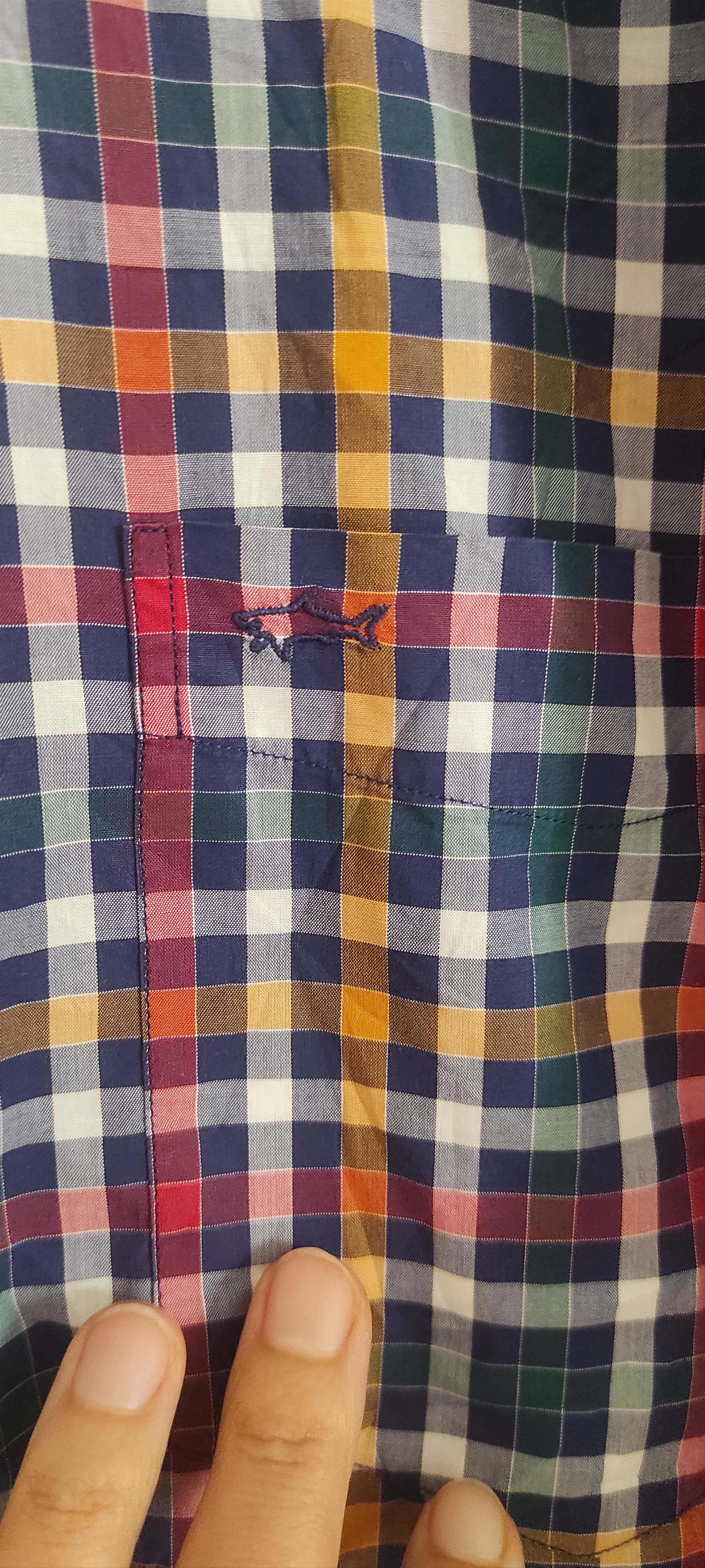 Other Paul Shark Button-down Plaid Multicolour check cotton shirt Size US XL / EU 56 / 4 - 10 Thumbnail