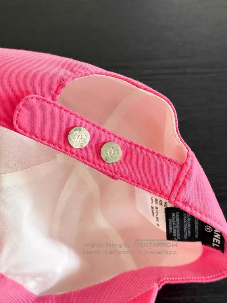 Chanel Chanel Pink rose pink baseball cap Size ONE SIZE - 5 Thumbnail