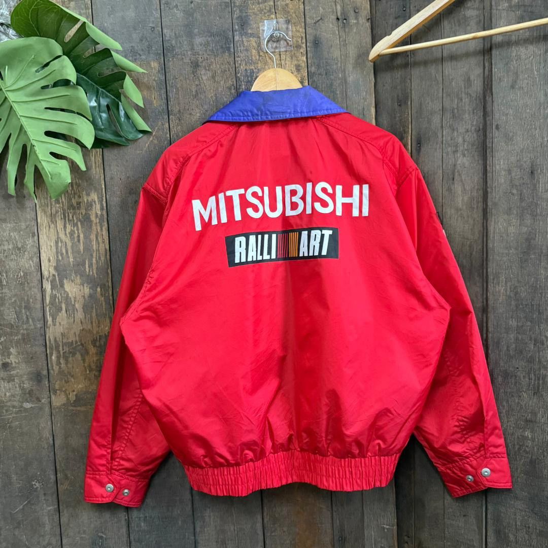Vintage Vintage Mitsubishi Ralliart Bomber Jacket Size US L / EU 52-54 / 3 - 2 Thumbnail