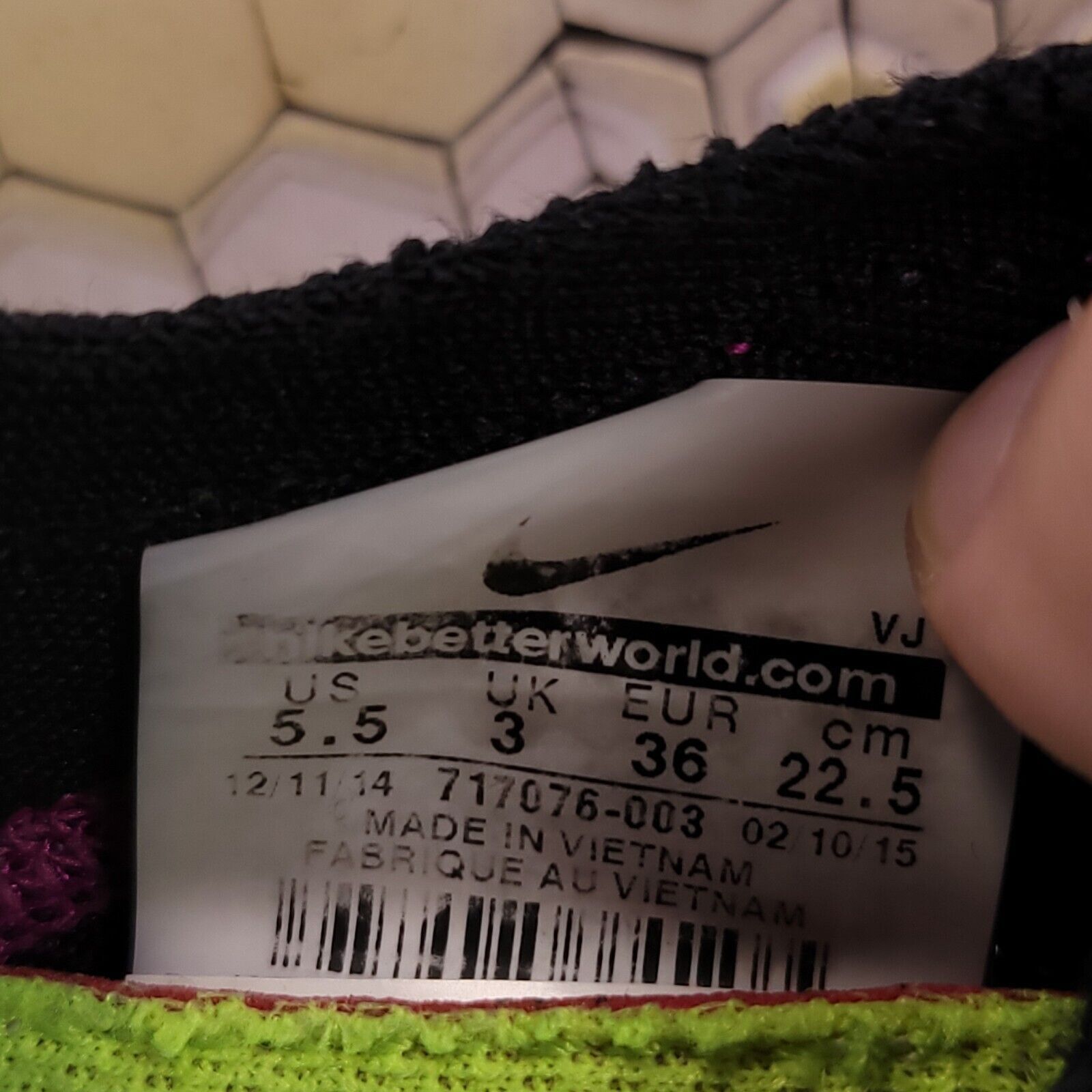 Nike Nike Free 4.0 Flyknit Shoe Womens Size 5.5 717076-003 Black Size US 5.5 / IT 35.5 - 9 Thumbnail