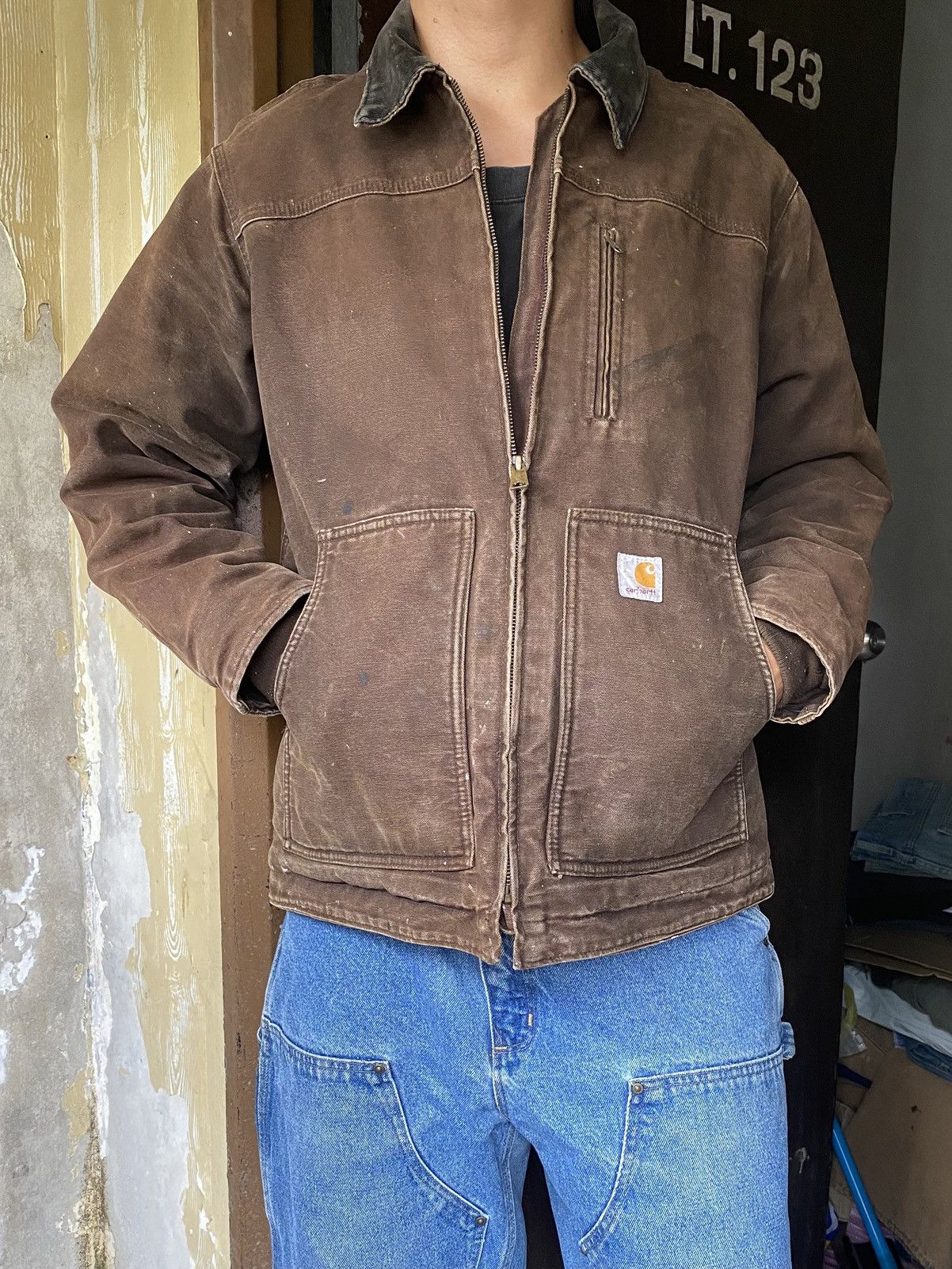 Carhartt 2007 Carhartt Ridge Coat Jacket WC061 DKB Arctic Size US L / EU 52-54 / 3 - 8 Thumbnail