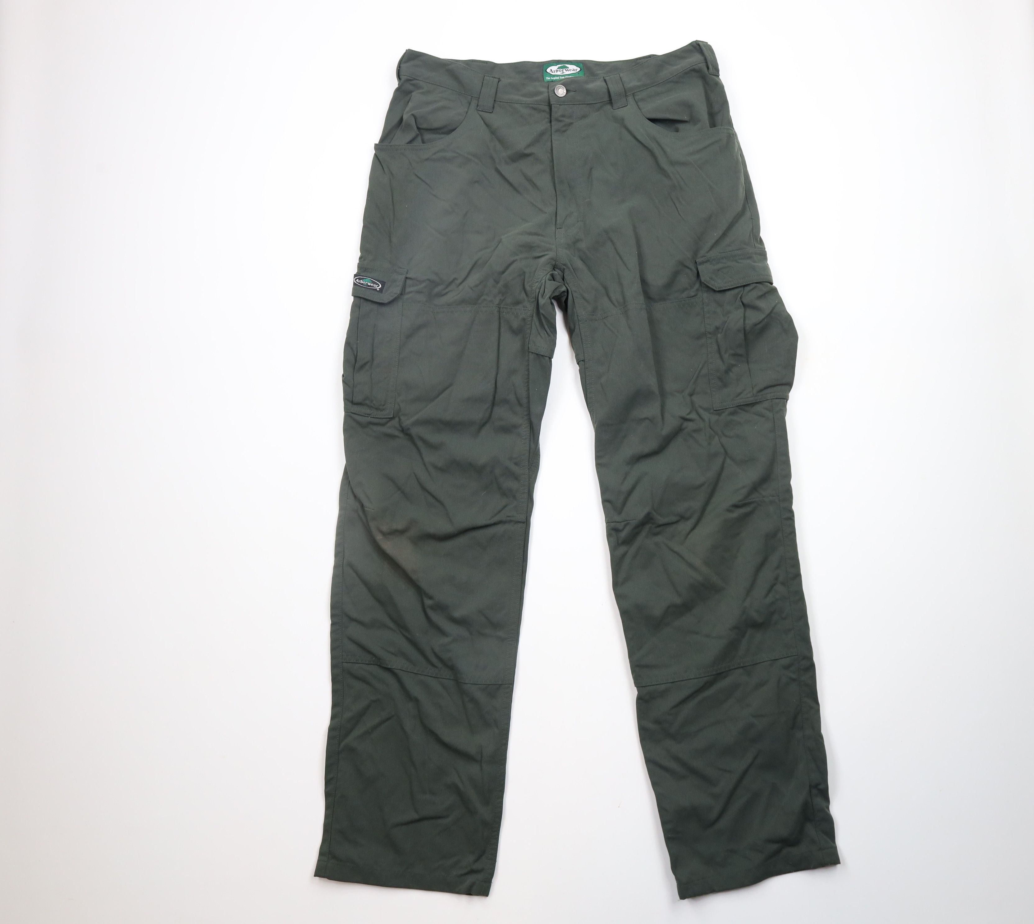 Vintage Arborwear Double Knee Tree Climbing Cargo Pants Green Size US 36 / EU 52 - 1 Thumbnail