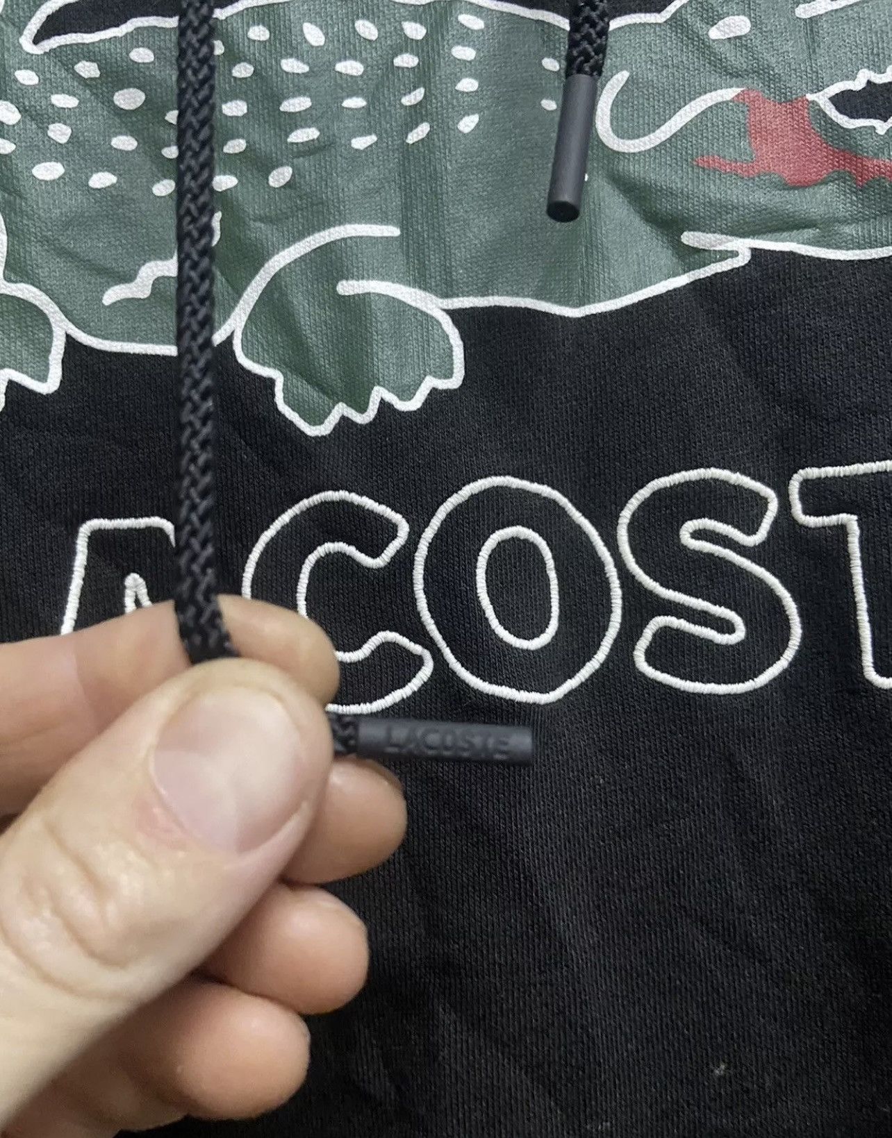 Lacoste Lacoste Hoodie Jumper With Big Logo L Size US L / EU 52-54 / 3 - 4 Thumbnail