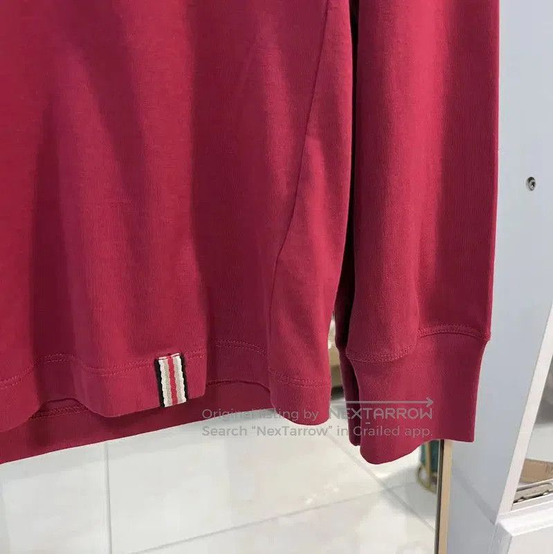 Burberry Burberry Red Cotton Long Sleeve Tee Shirt. Size US M / EU 48-50 / 2 - 4 Thumbnail