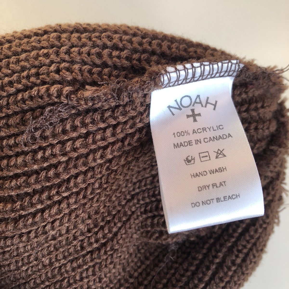 Noah Noah (DEFECT) Core Logo Beanie Size ONE SIZE - 4 Thumbnail