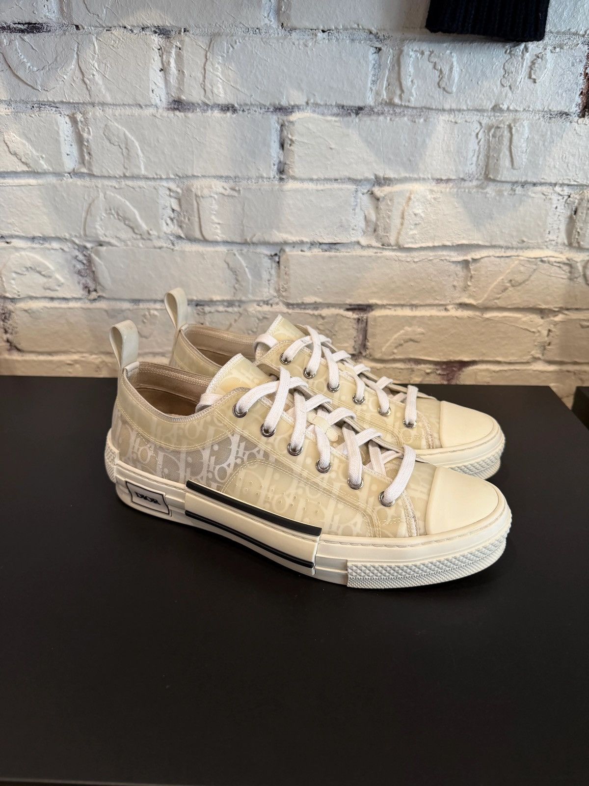 Dior B23 Low Oblique White Size 8 (41 EU) PO NB