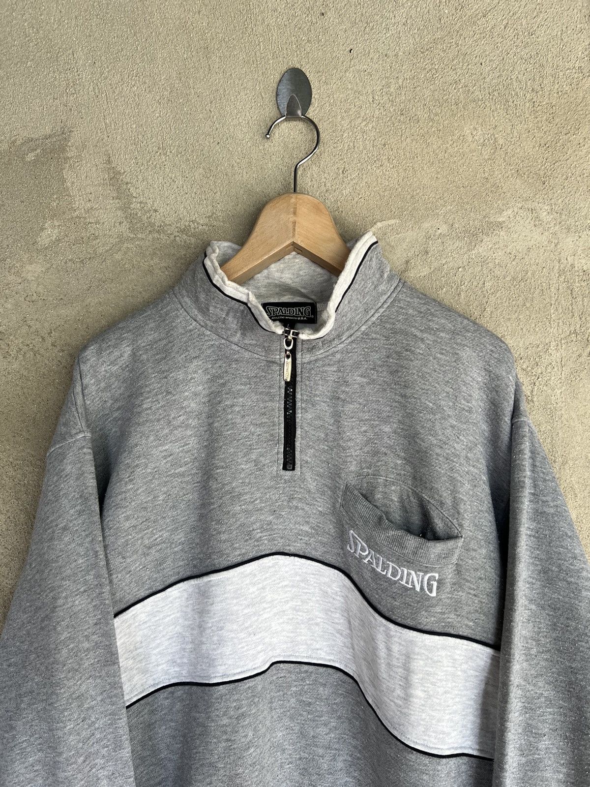Spalding × Vintage Vintage Spalding Small Logo Sweatshirt Size US L / EU 52-54 / 3 - 3 Thumbnail