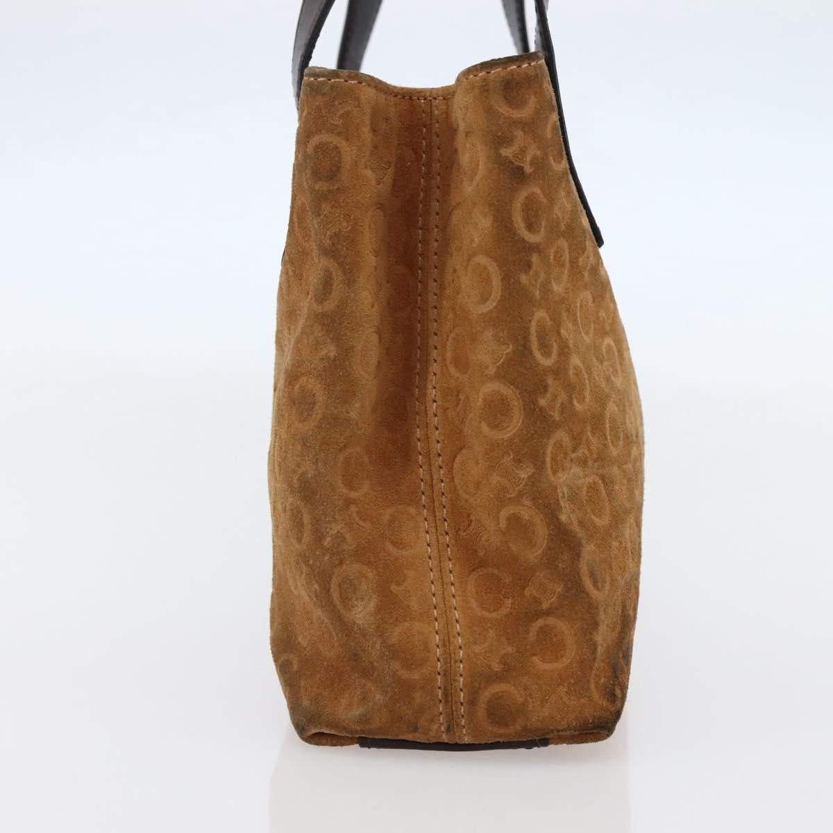 Celine CELINE C Macadam Canvas Hand Bag Brown Gold Size ONE SIZE - 5 Thumbnail