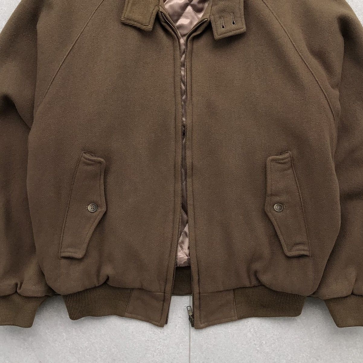 Vintage Vintage University Shop Men’s Brown Bomber Jacket Size US M / EU 48-50 / 2 - 5 Thumbnail
