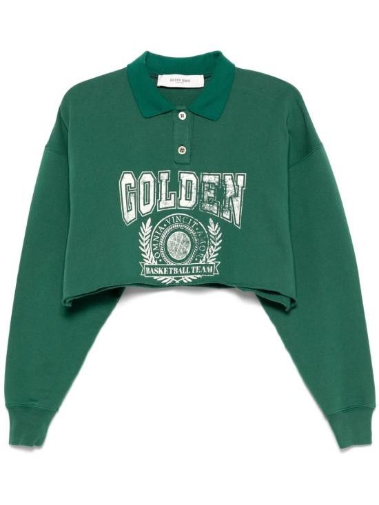 Golden Goose GOLDEN GOOSE Women Hoodies GWP02200 P00188835913 Green Size XS / US 0-2 / IT 36-38 - 1 Thumbnail