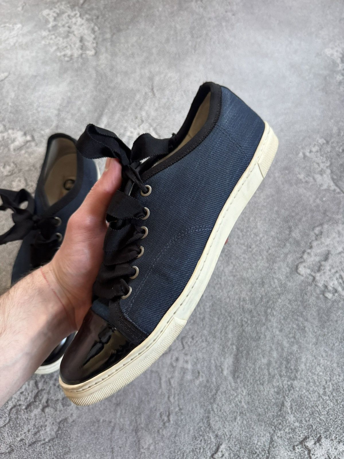 Lanvin Lanvin 40size casual luxury low top sneakers shoes Size US 7 / EU 40 - 6 Thumbnail