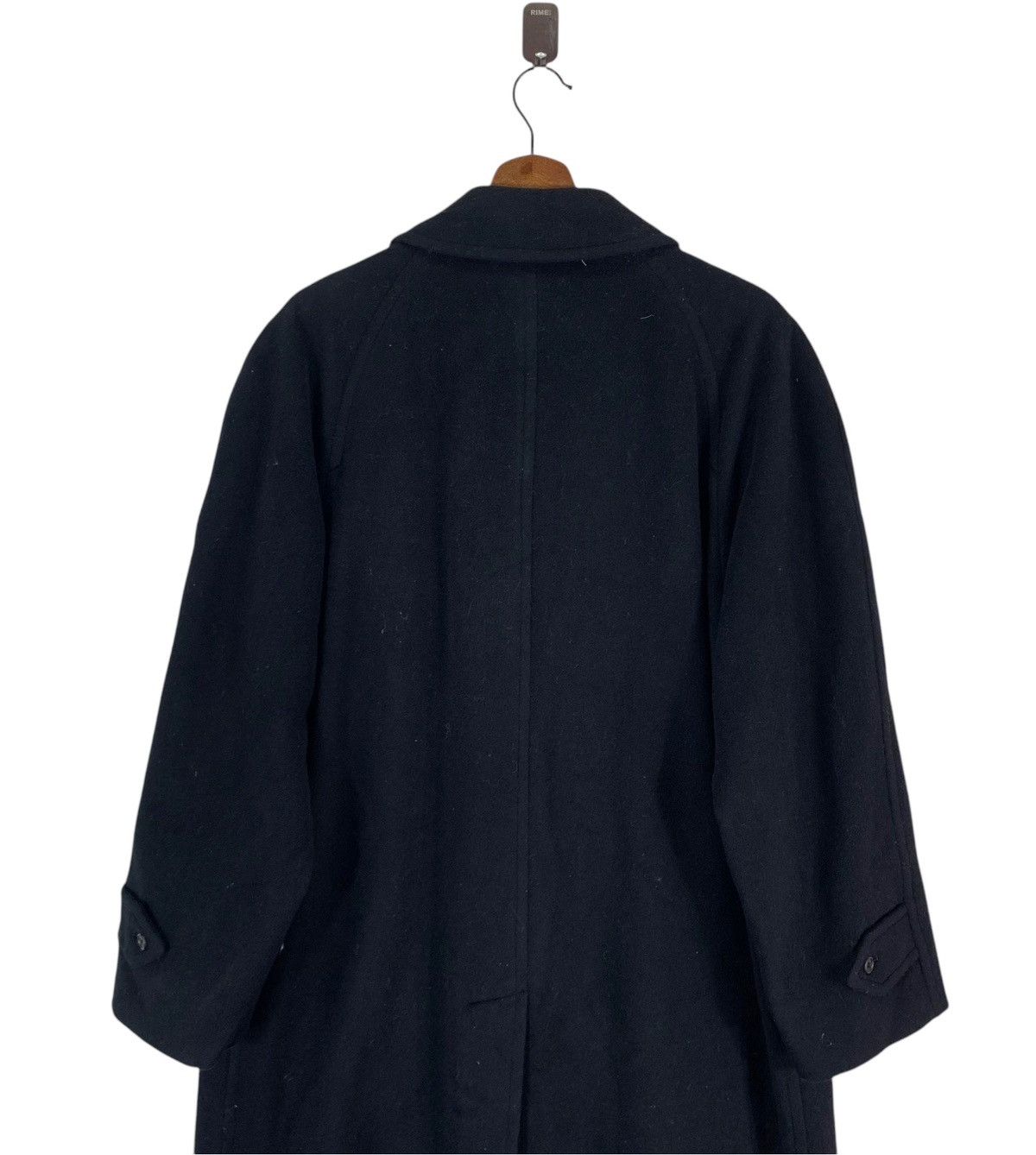 Burberry × Burberry Prorsum VINTAGE BURBERRYS OF LONDON WOOL BLACK OVERCOAT Size US M / EU 48-50 / 2 - 9 Thumbnail