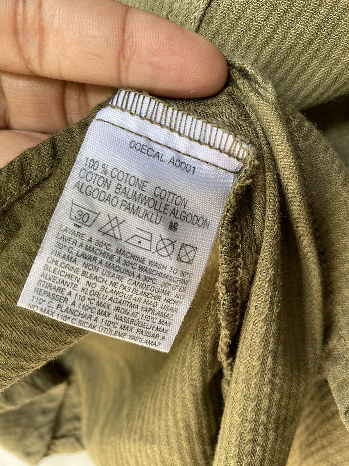 Diesel DIESEL Olive Snap Button Shirt Size M / US 6-8 / IT 42-44 - 9 Thumbnail