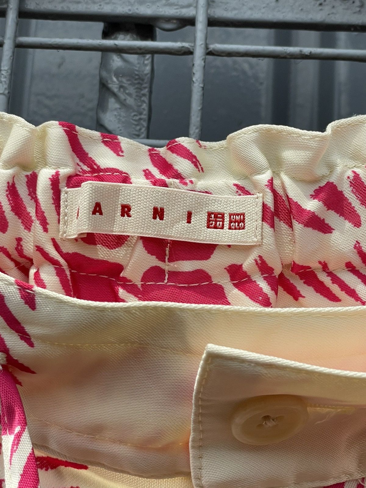 Marni × Uniqlo Plaid Wide-Leg Pants Size 28" / US 6 / IT 42 - 4 Thumbnail