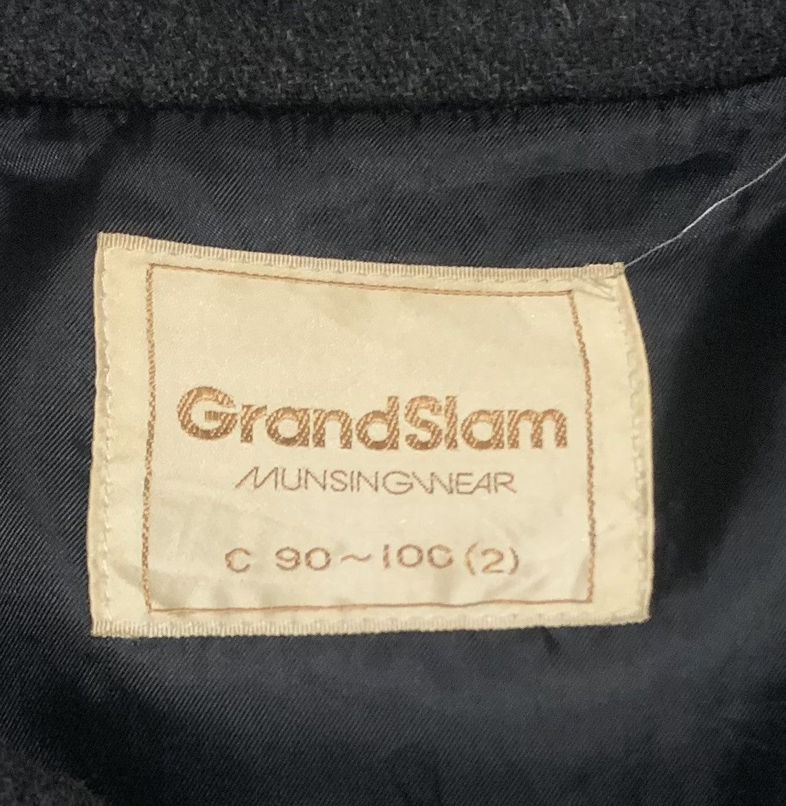 Japanese Brand Vintage Grand Slam Munsing Wear Wool Casual Jacket Zipper Size US L / EU 52-54 / 3 - 8 Thumbnail