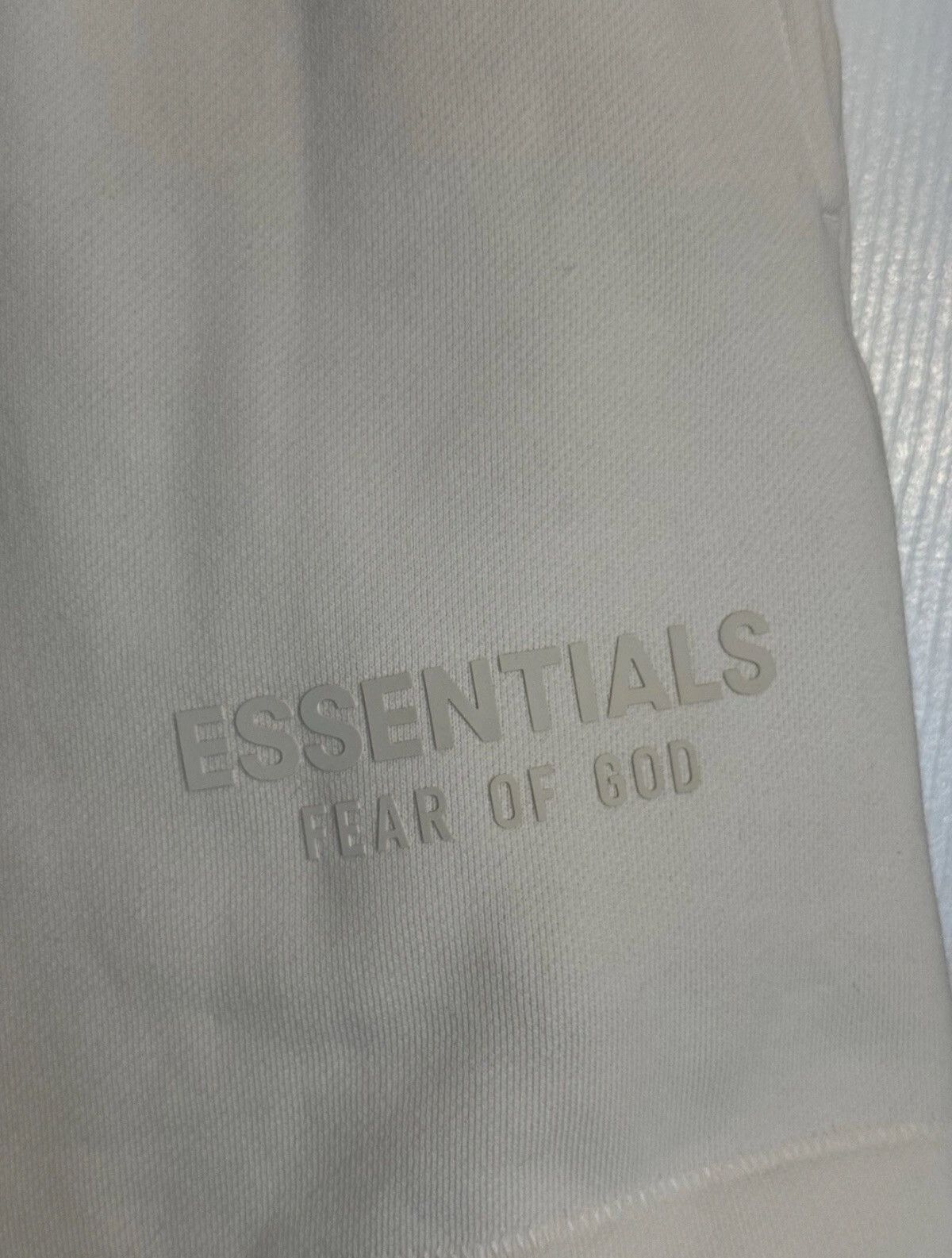 Fear of God Fear of God Essentials White Cotton Shorts Size US 31 - 2 Thumbnail