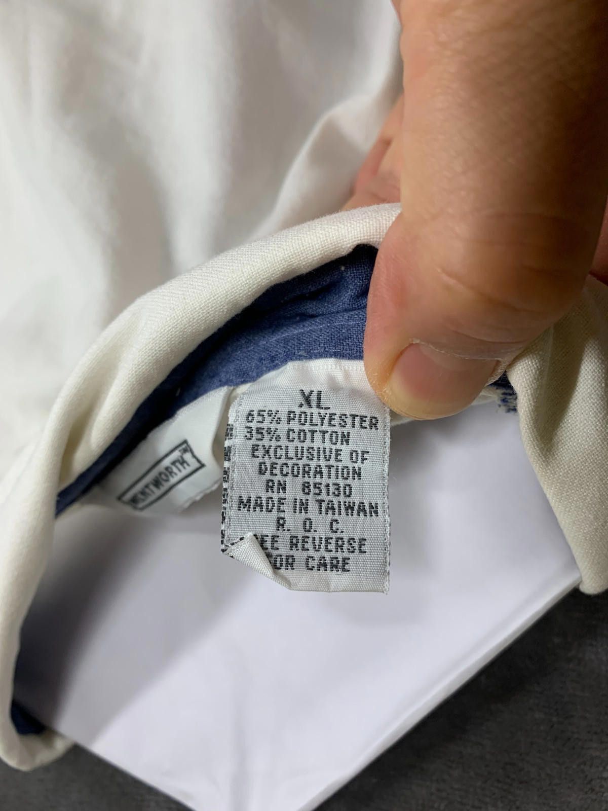 Designer Vintage Wentworth SS Polo Pocket Shirt Stripes (#113) Size US XL / EU 56 / 4 - 11 Thumbnail