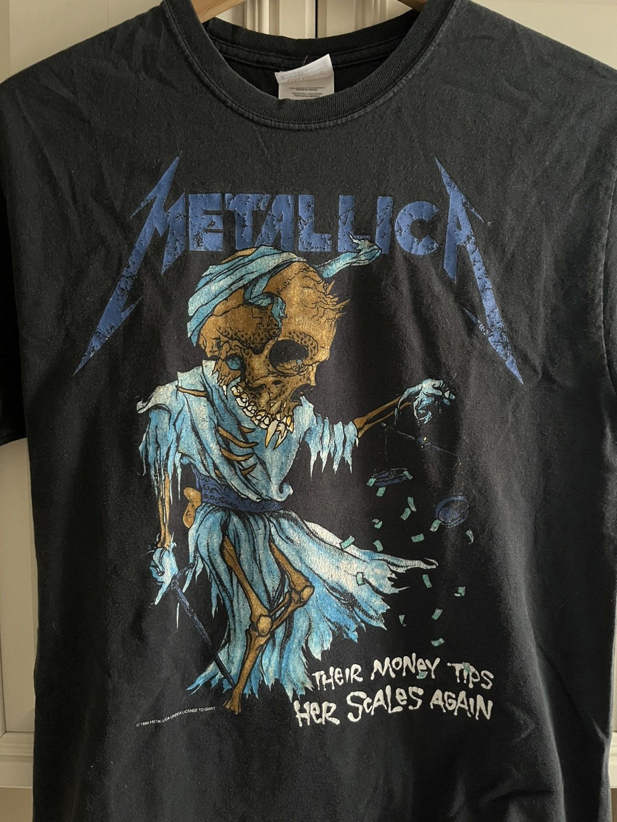 Metallica Vintage 1994 Metallica Doris Pushead Tee Shirt Size US M / EU 48-50 / 2 - 3 Thumbnail