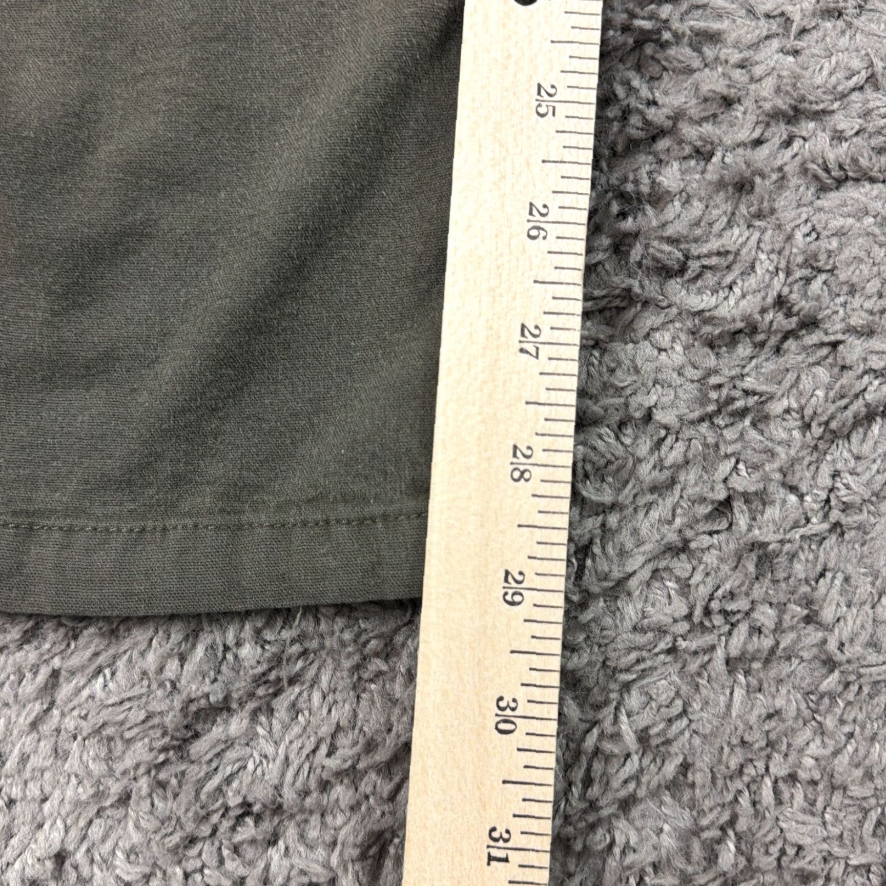 Vintage Free Fly Pants Men 31 Green Chino Cotton Spandex Stretch Mid Rise Straight Size US 31 - 7 Thumbnail