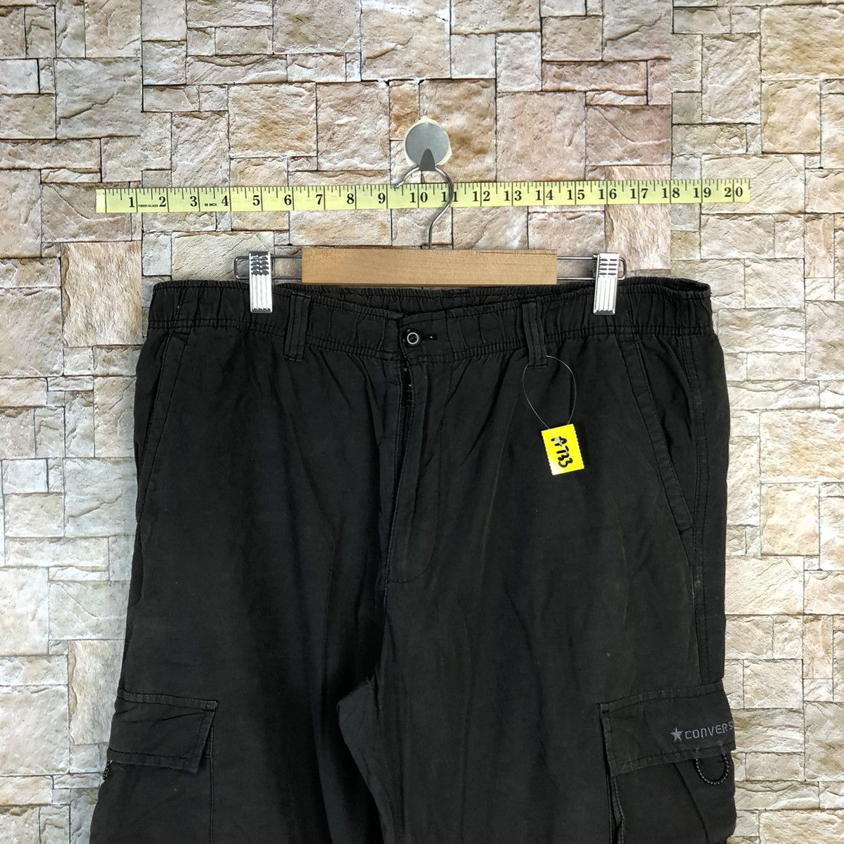 Converse Converse Black Cargo Multipocket Pants #A733 Size US 33 - 4 Thumbnail