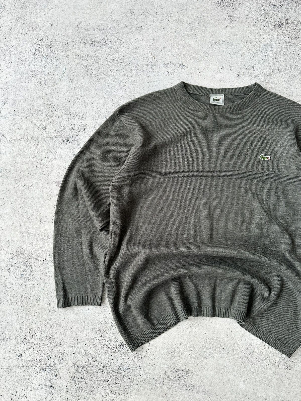 Lacoste × Vintage Vintage Lacoste Sweater Size US L / EU 52-54 / 3 - 3 Thumbnail