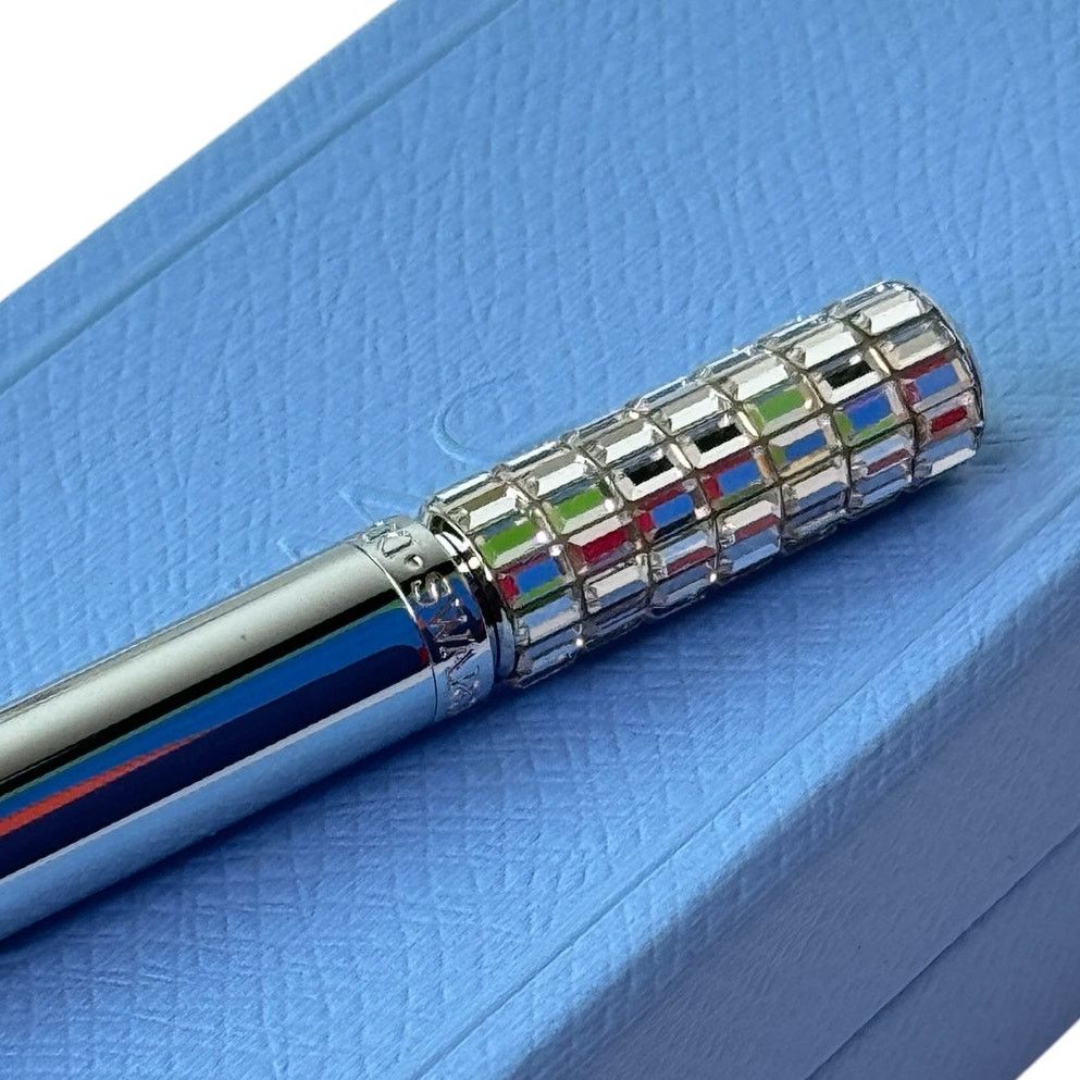 Swarovski Swarovski Ballpoint pen Silver tone, Chrome plated New Size ONE SIZE - 3 Thumbnail