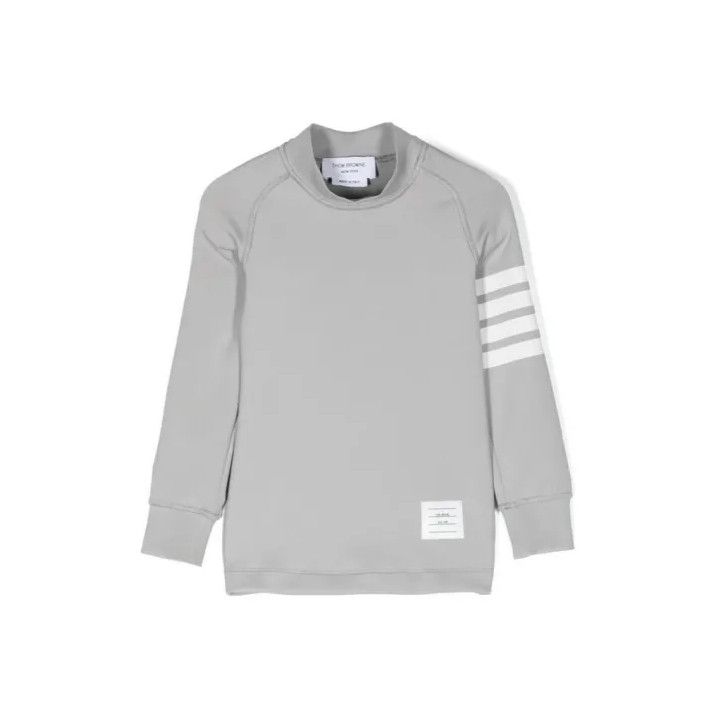 Thom Browne Thom Browne Gray Long Sleeve Kids Sweatshirt Size US M / EU 48-50 / 2 - 1 Thumbnail