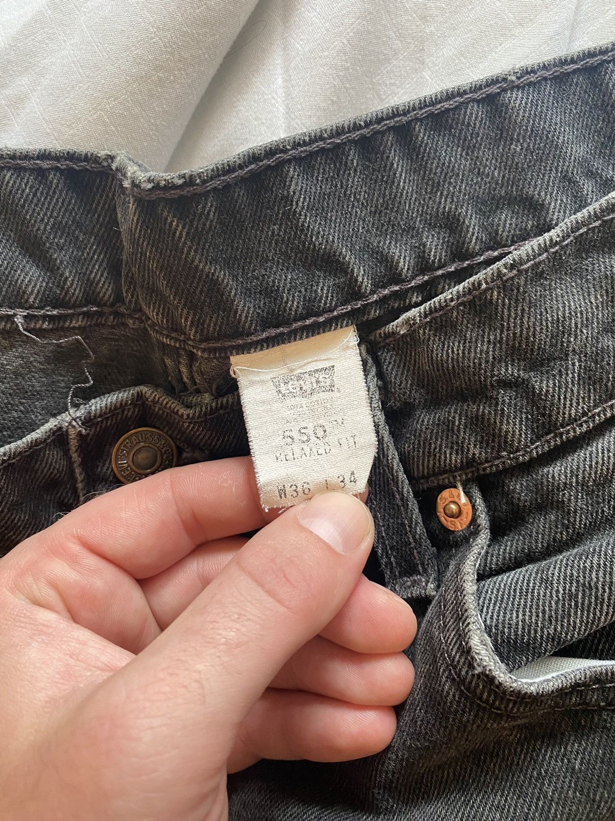 Levi's Vintage Levis 550 Made In USA Size US 36 / EU 52 - 4 Thumbnail