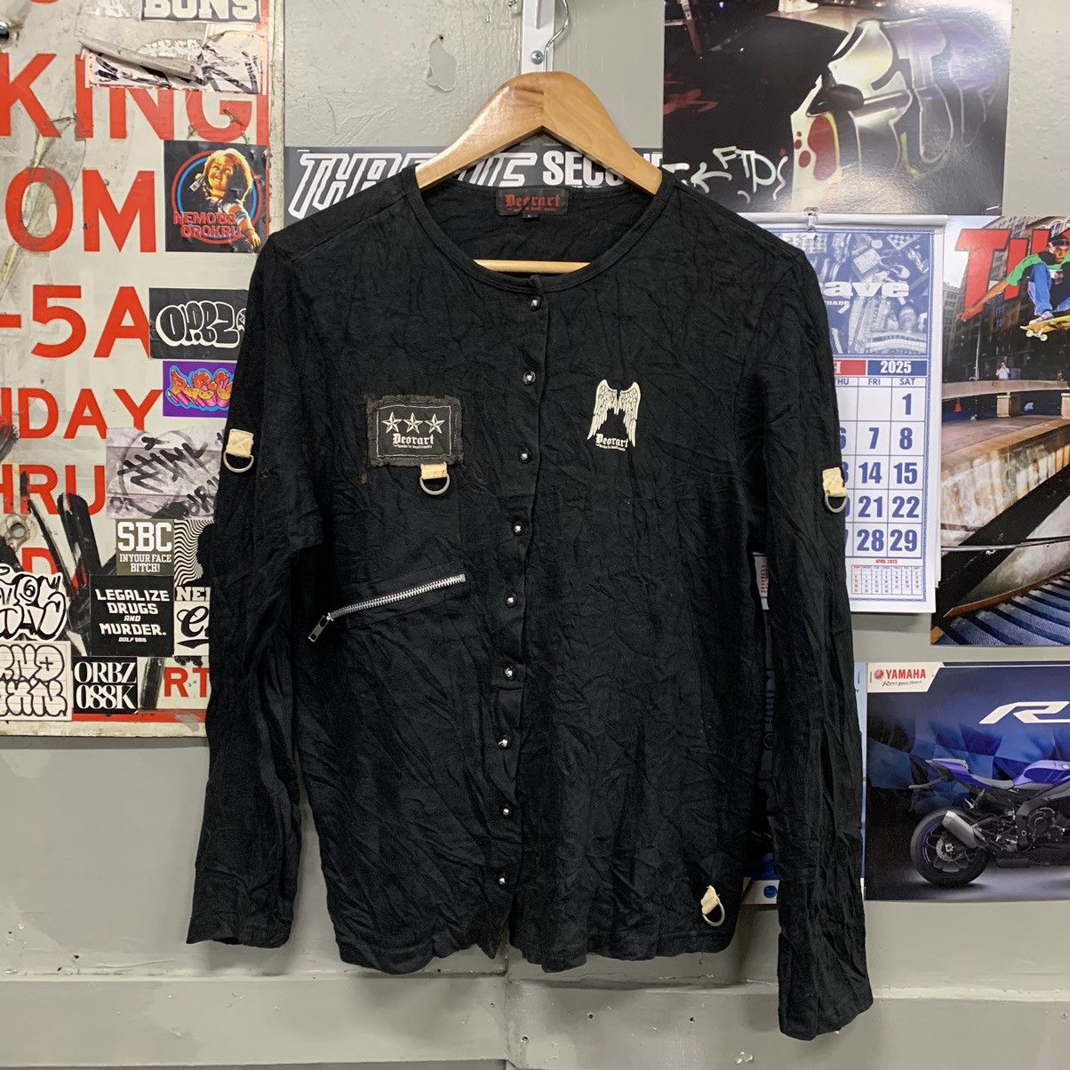 Japanese Brand Deoart punk gothic button long sleeve Size US L / EU 52-54 / 3 - 1 Thumbnail