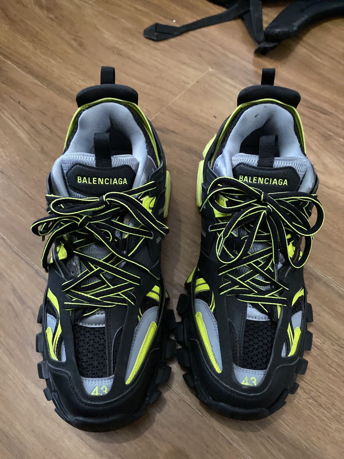 Balenciaga Balenciaga Track Sneaker Black Yellow Size US 10 / EU 43 - 3 Thumbnail