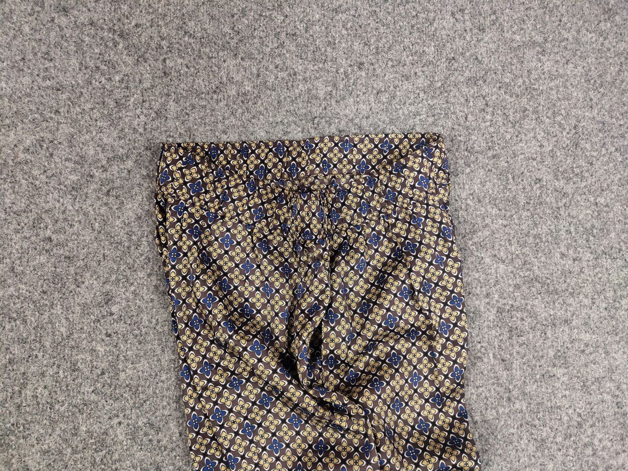 Sandro Sandro Dany Trouser Pants in Floral Print Dark Brown Tan Size 34" / US 12 / IT 48 - 11 Thumbnail