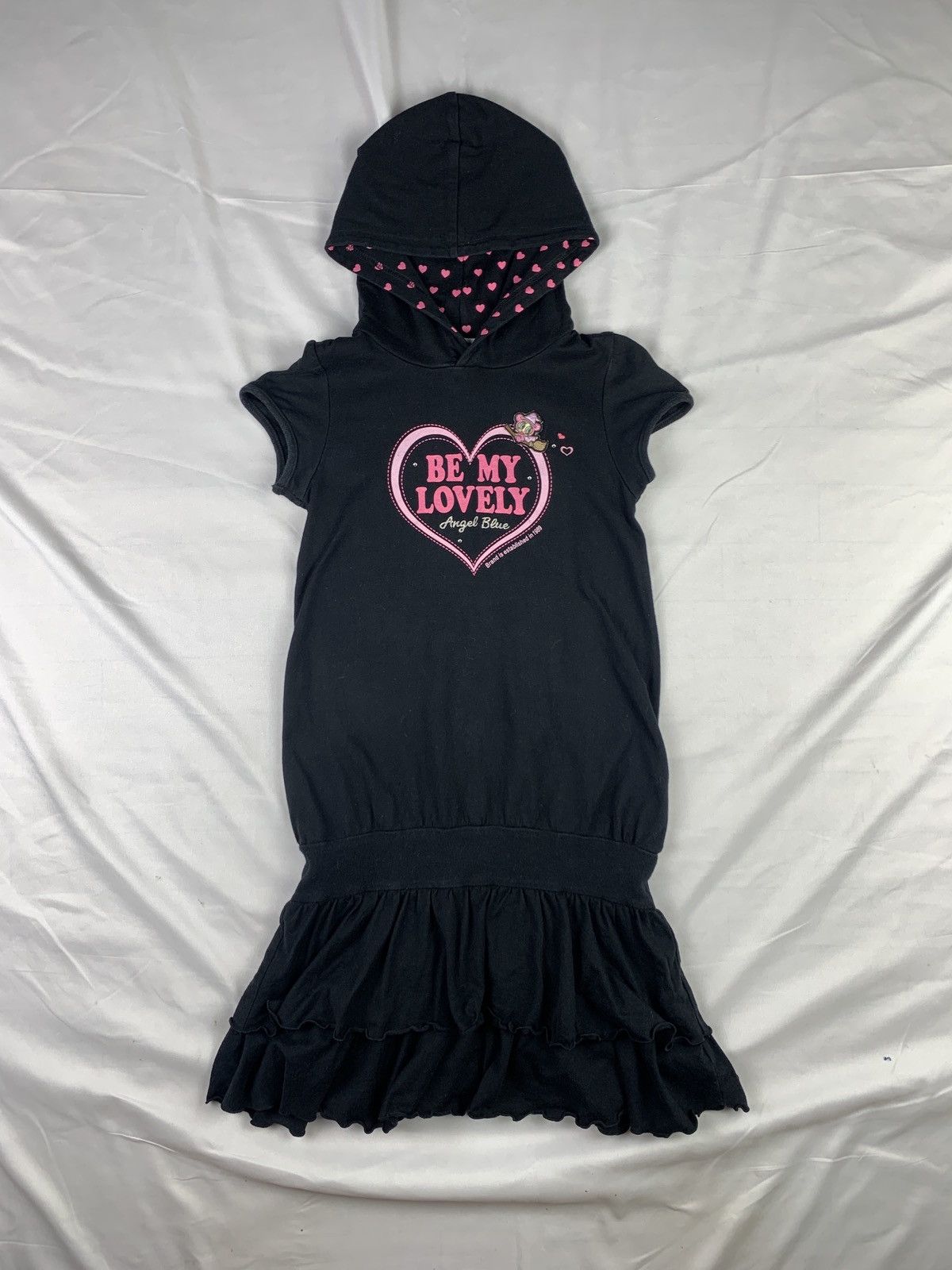 Angel Blue 2000s Angel Blue Japan Black Cute Pop Hooded Baby Dress Size XS / US 0-2 / IT 36-38 - 1 Thumbnail