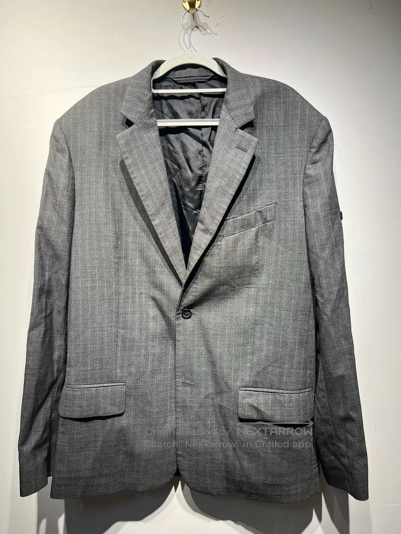 Balenciaga Sleeve Label Deep Grey Jacket