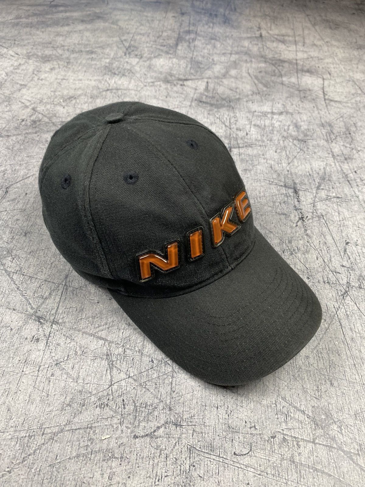 Nike × Vintage Vintage Nike Drill Big Logo Cap Hats Size ONE SIZE - 6 Thumbnail