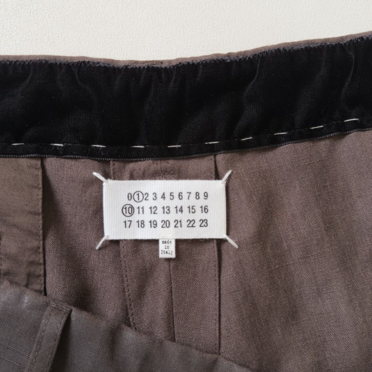 Maison Margiela S/S 23 Brown Over Dyed Wide Leg Pants Size US 36 / EU 52 - 10 Thumbnail