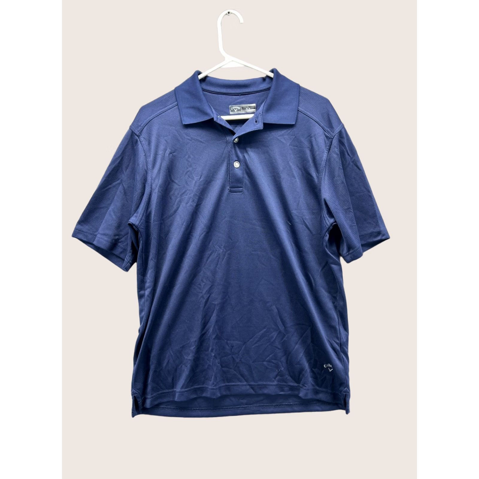 Callaway Callaway Polo Shirt Mens Large Blue Solid Golf Performance Lightweight Knit Polo Shirt Mens L Blue Solid Golf Performance Lightweight Knit Size US L / EU 52-54 / 3 - 1 Thumbnail