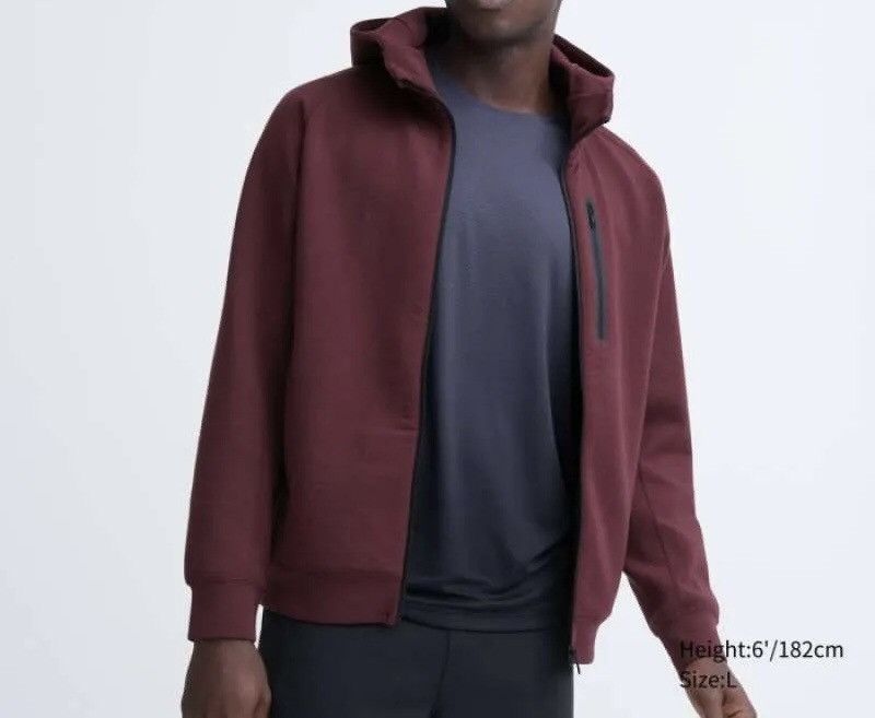 Uniqlo UNIQLO DRY Stretch Sweat Full-Zip Hoodie Size US L / EU 52-54 / 3 - 14 Thumbnail