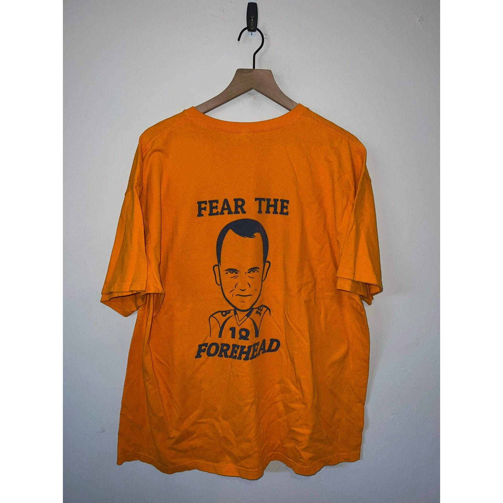 Anvil NFL Denver Broncos John Fox Fear The Forehead Manning Shirt Size US XXL / EU 58 / 5 - 1 Thumbnail