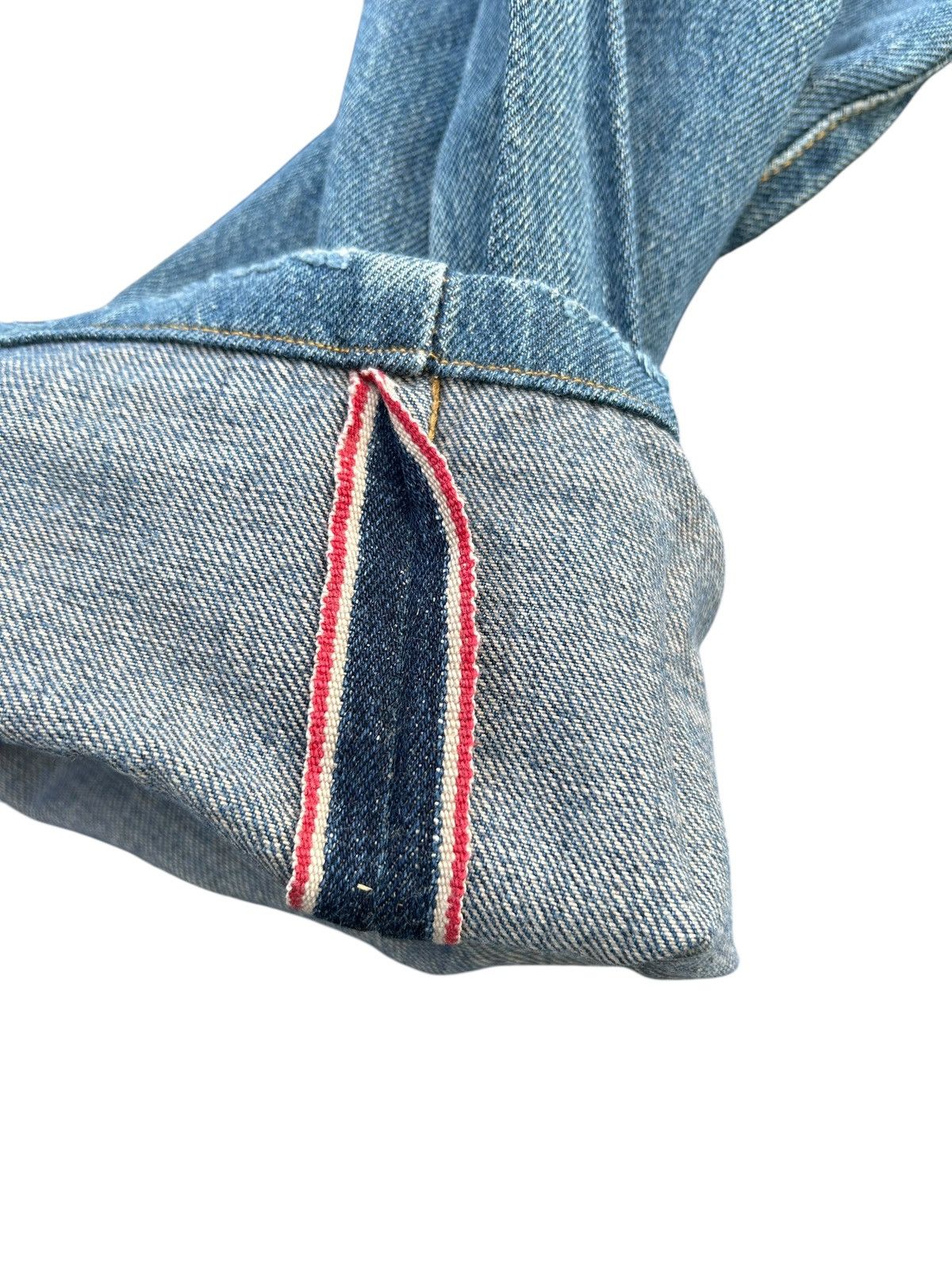 Japanese Brand × Kapital × Vintage Edwin Selvedge Buckle Back Distressed Denim Jeans Size US 29 - 2 Thumbnail