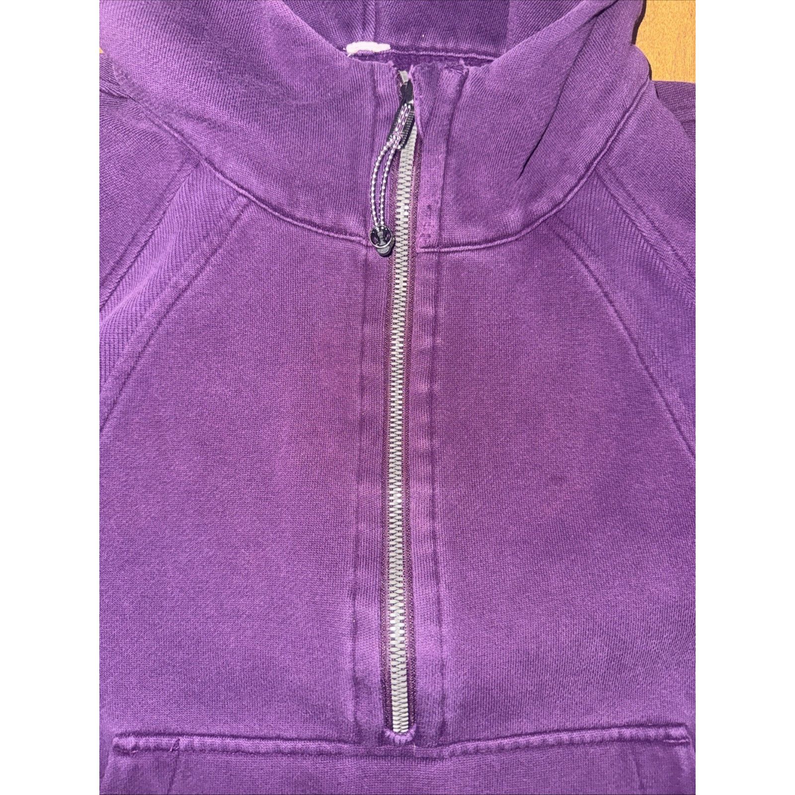 Lululemon Women’s Lululemon Quarter Zip Hoodie Purple Cropped M/L Size M / US 6-8 / IT 42-44 - 3 Thumbnail