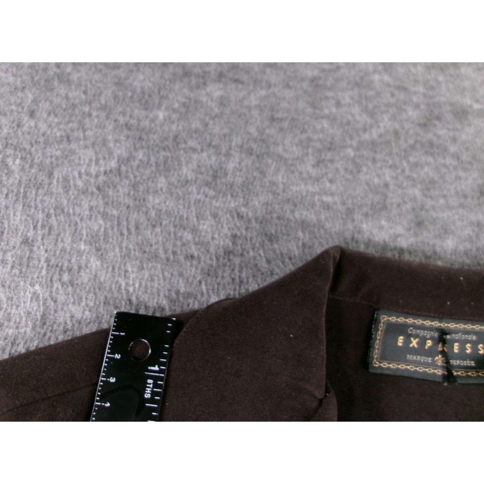 Express Express Jacket Women Medium Brown Velvet Button Causal Capsule Prep CLassic Size M / US 6-8 / IT 42-44 - 4 Thumbnail
