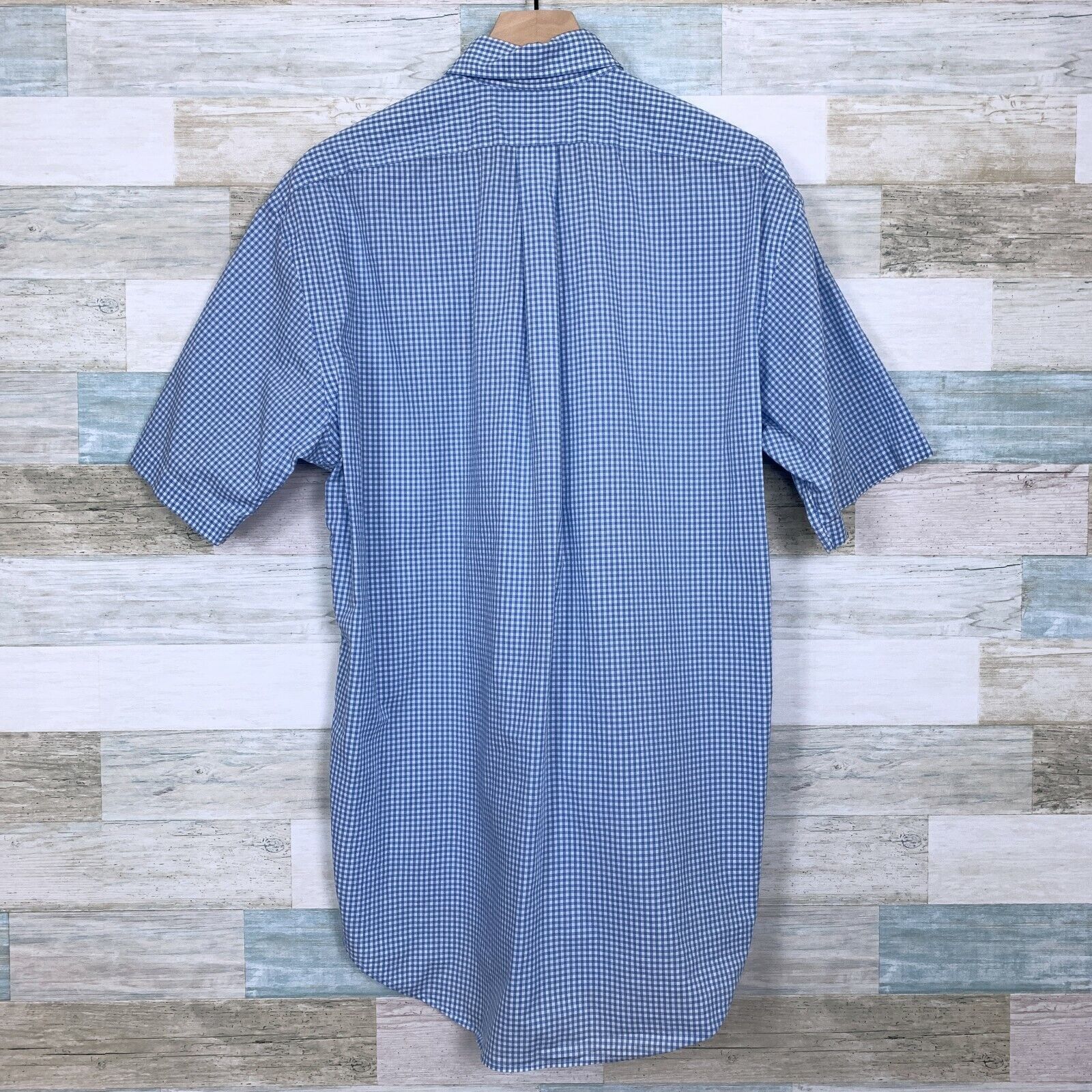Ralph Lauren Ralph Lauren Blake Shirt Blue Gingham Short Sleeve Mens M Size US M / EU 48-50 / 2 - 4 Thumbnail