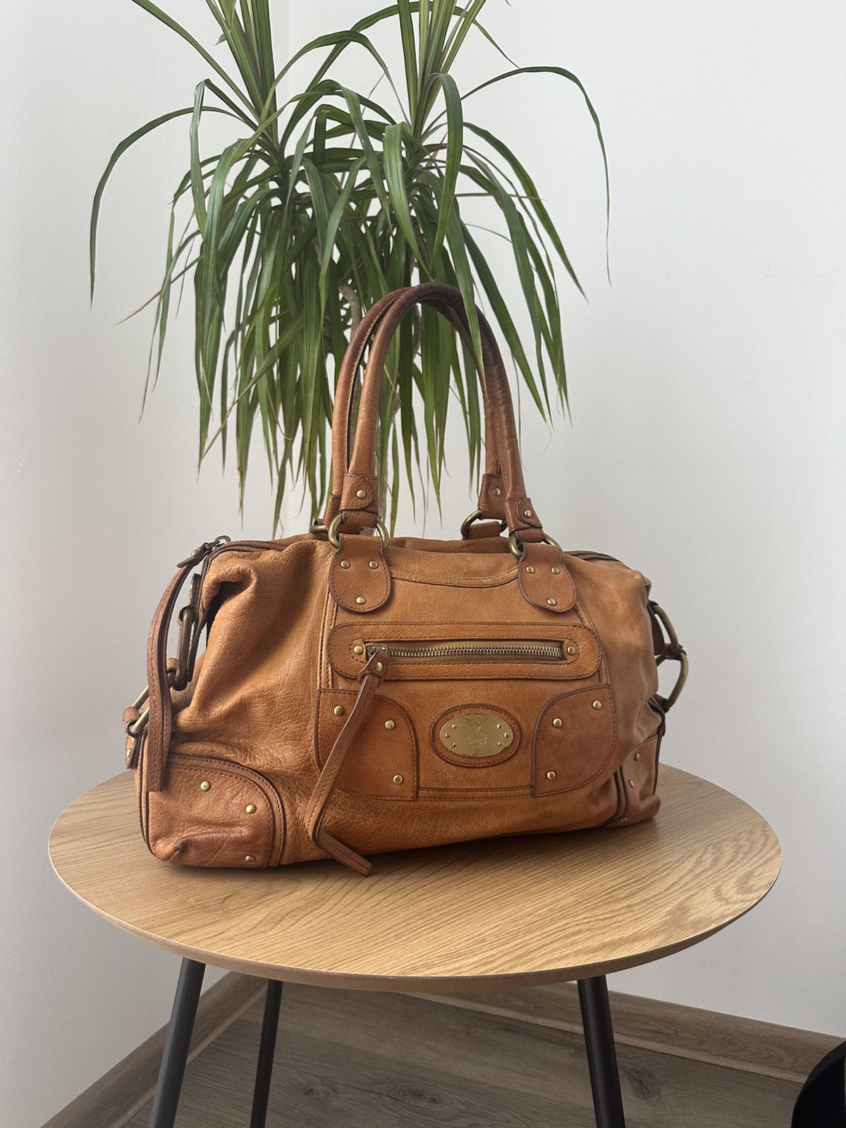 Bally Vintage Leather Bally Brown Shoulders Faded Bag Size ONE SIZE - 4 Thumbnail