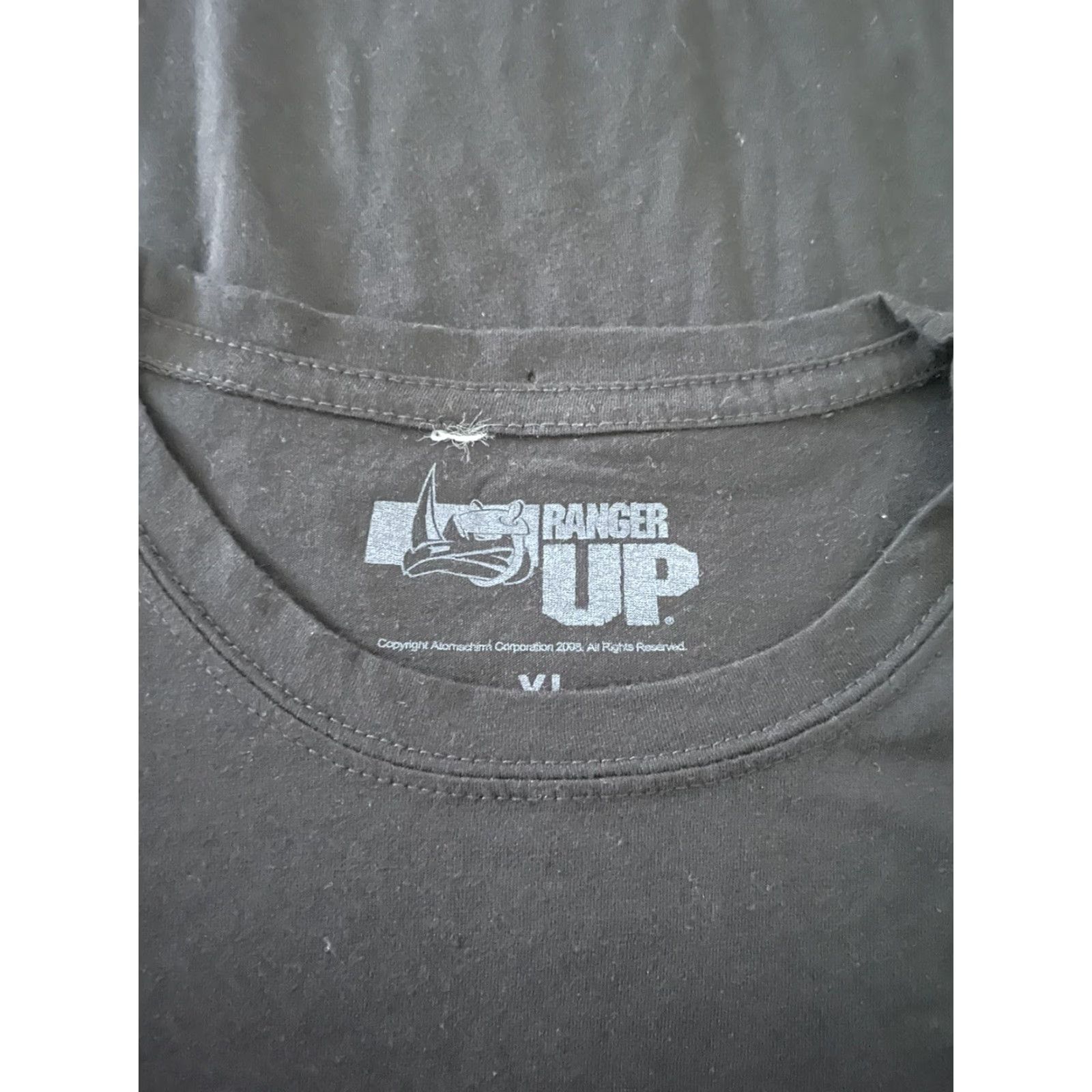 Vintage Ranger Up Black Mittle Me Graphic T-Shirt Mens XL Size US XL / EU 56 / 4 - 5 Thumbnail