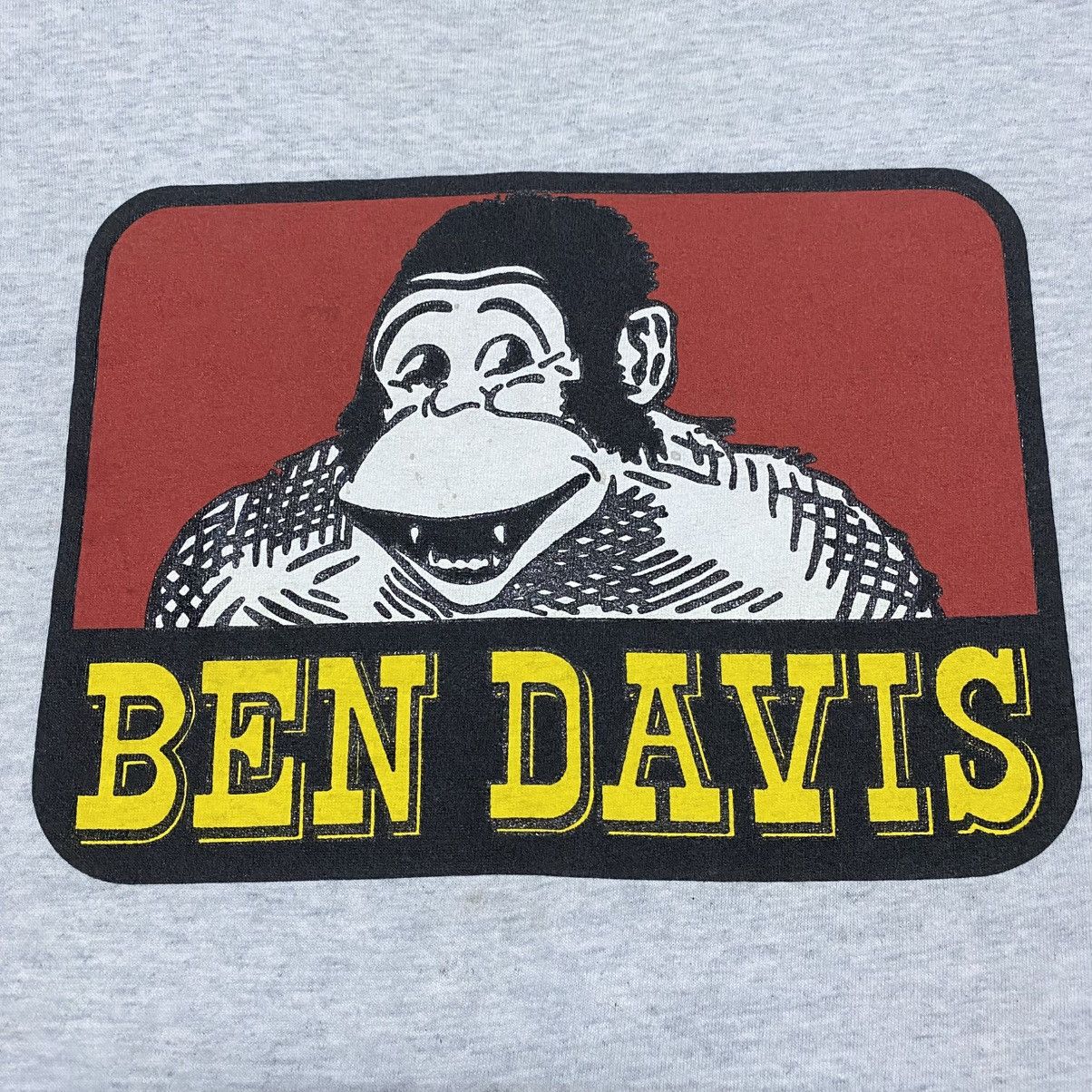 Ben Davis × Fruit Of The Loom × Vintage Rare‼️🔥Vintage Ben Davis Big Logo Single Stitch T -Shirt Size US M / EU 48-50 / 2 - 6 Thumbnail