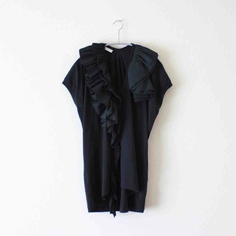 Dries Van Noten dries van noten French cuff peplum T-shirt 2504-Nextarrow Size US S / EU 44-46 / 1 - 1 Thumbnail