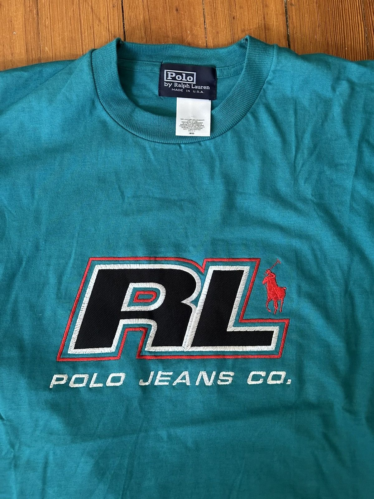 Polo Ralph Lauren Polo Ralph Lauren embroidered tee Size US M / EU 48-50 / 2 - 2 Thumbnail