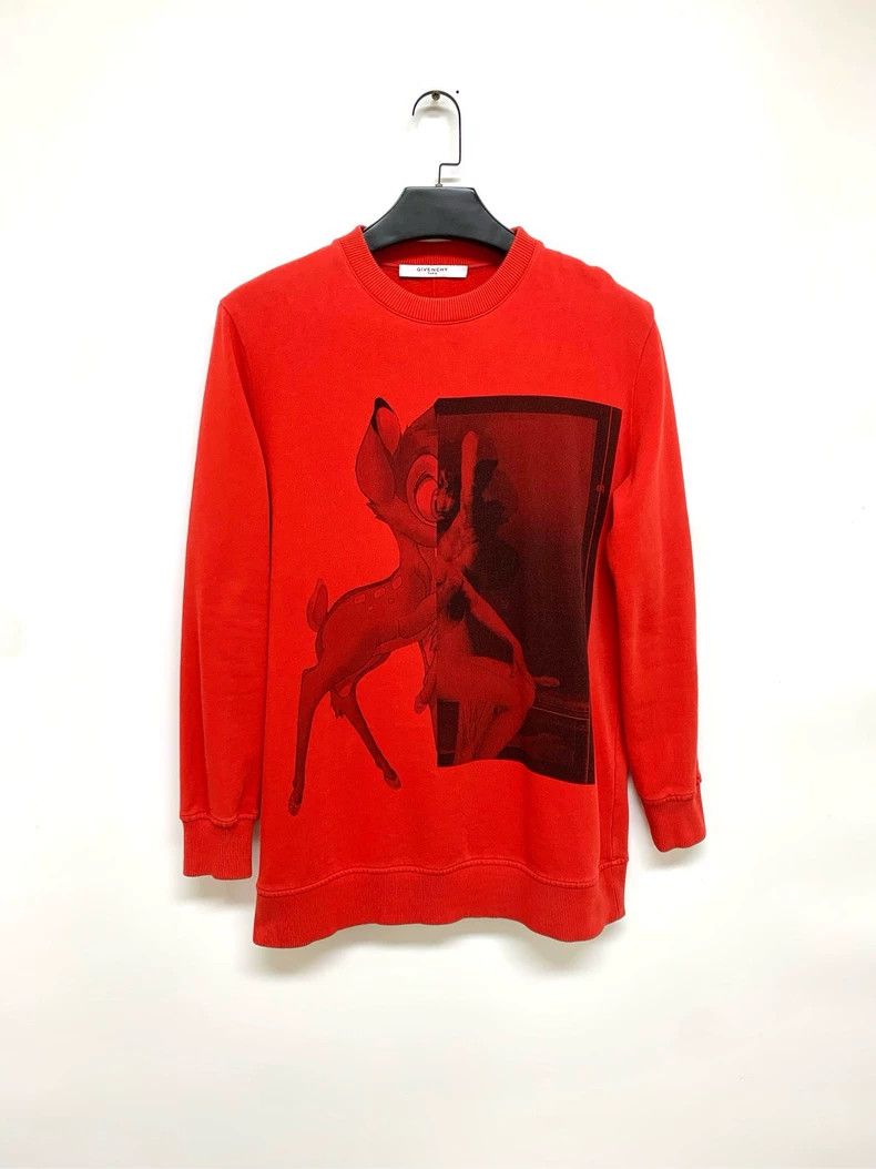Givenchy Givenchy Red Deer Hoodie, XS Size Size US XS / EU 42 / 0 - 1 Thumbnail