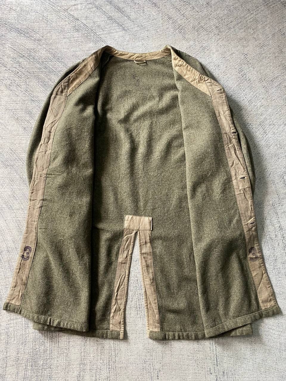 Vintage Vintage Swedish Army M39 Wool Button Coat Jacket Size US M / EU 48-50 / 2 - 9 Thumbnail
